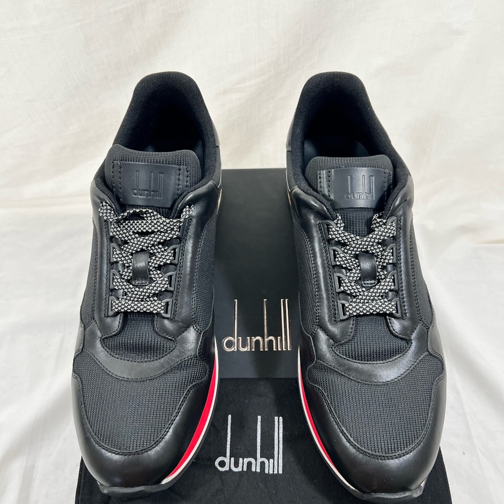 Dunhill Black and Red Men's Sneakers